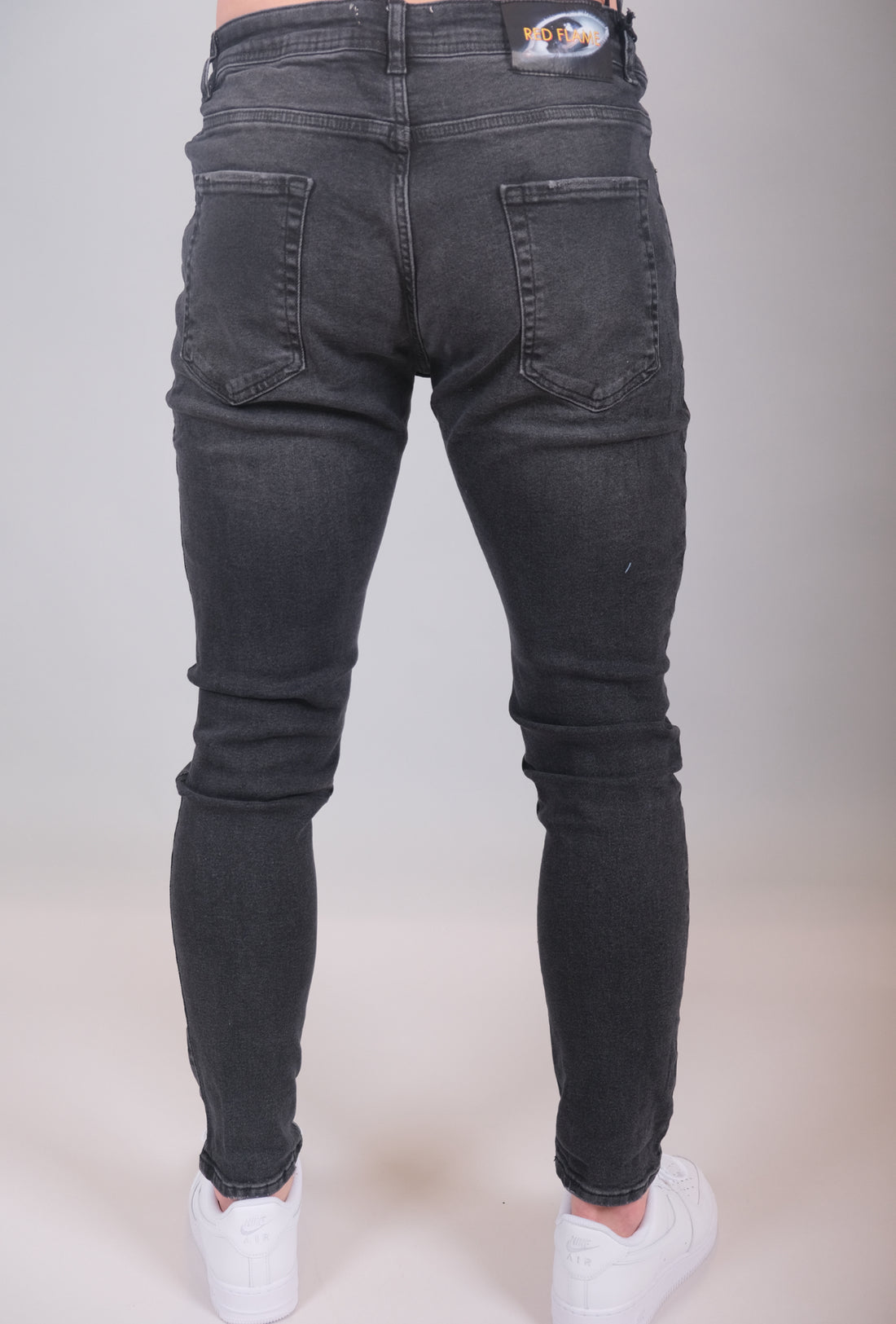 Skinny stretch jeans voor heren - Donkergrijs