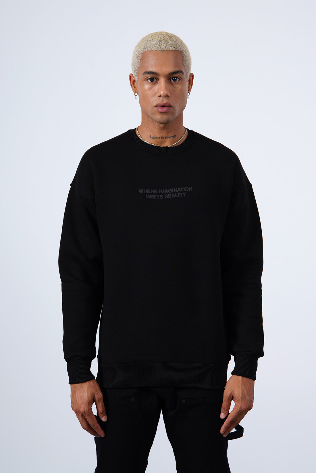 Unlimited sweatshirt voor heren - Zwart