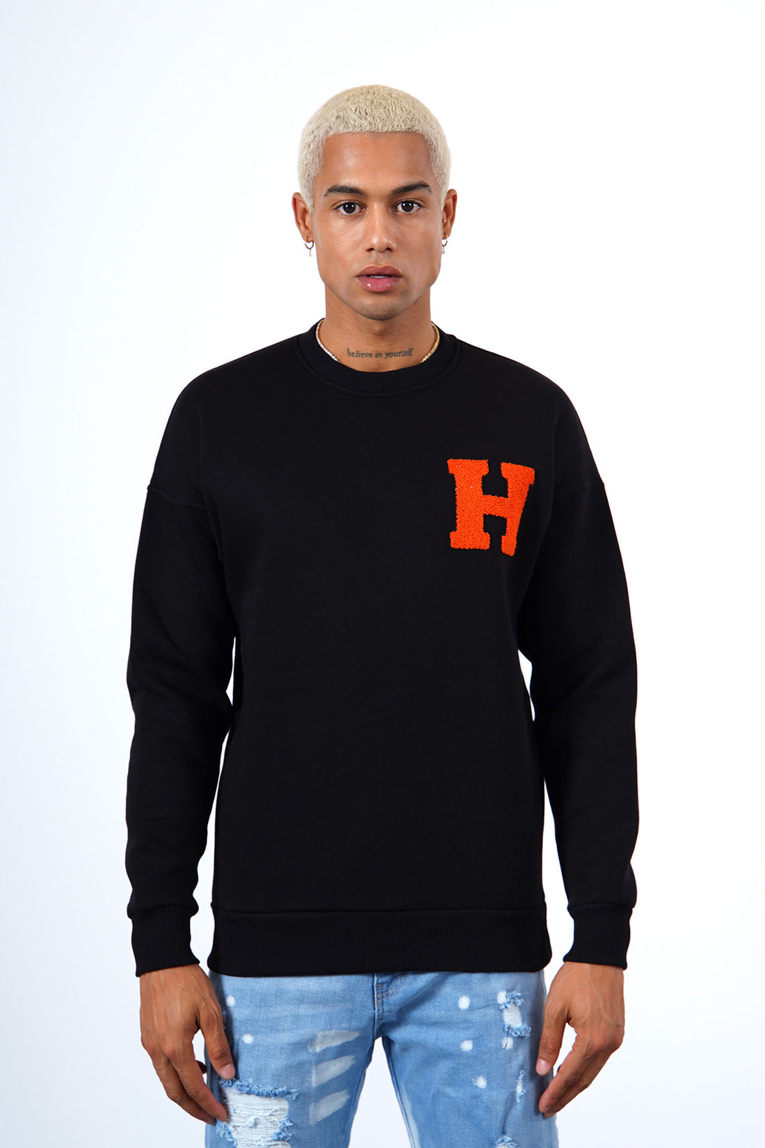 Hero sweatshirt voor heren - Zwart