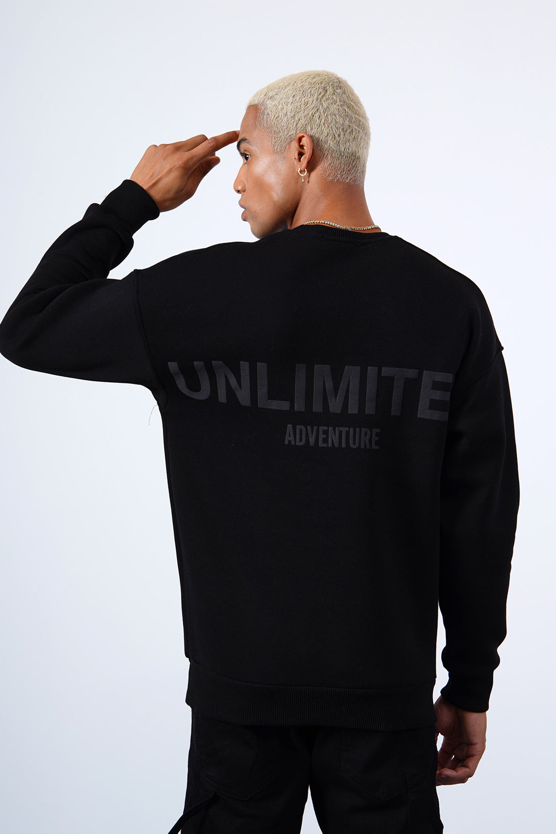 Unlimited sweatshirt voor heren - Zwart