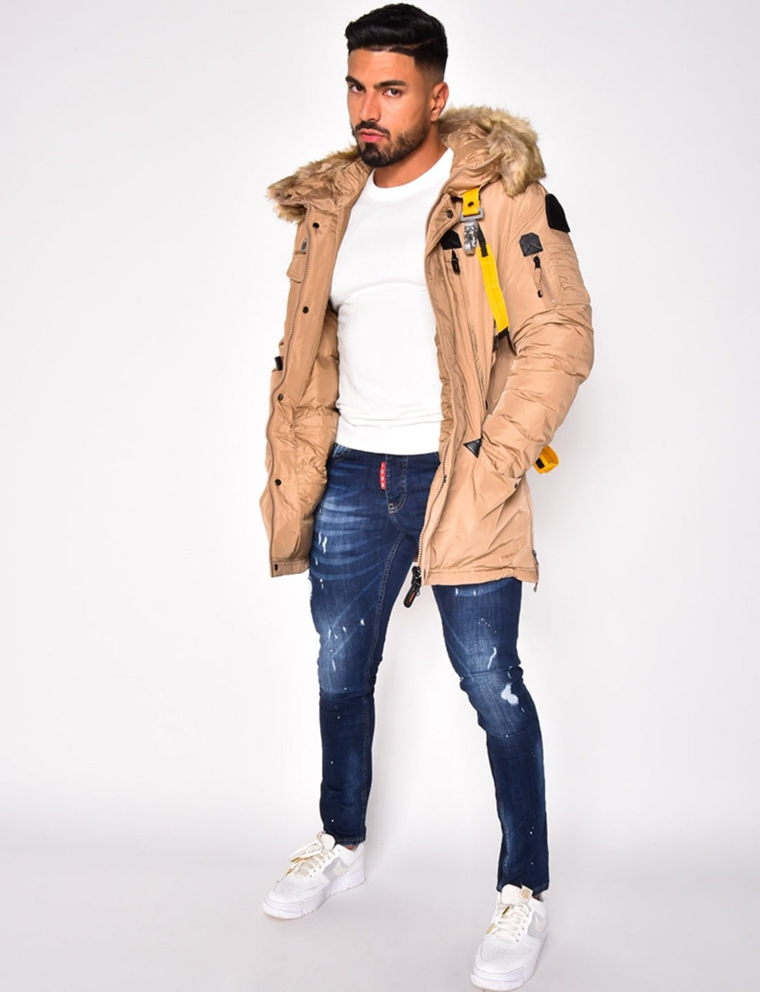 Like Flo reversible winterjas met imitatiebont ecru | wehkamp Like Flo reversible winterjas met imitatiebont ecru | wehkamp